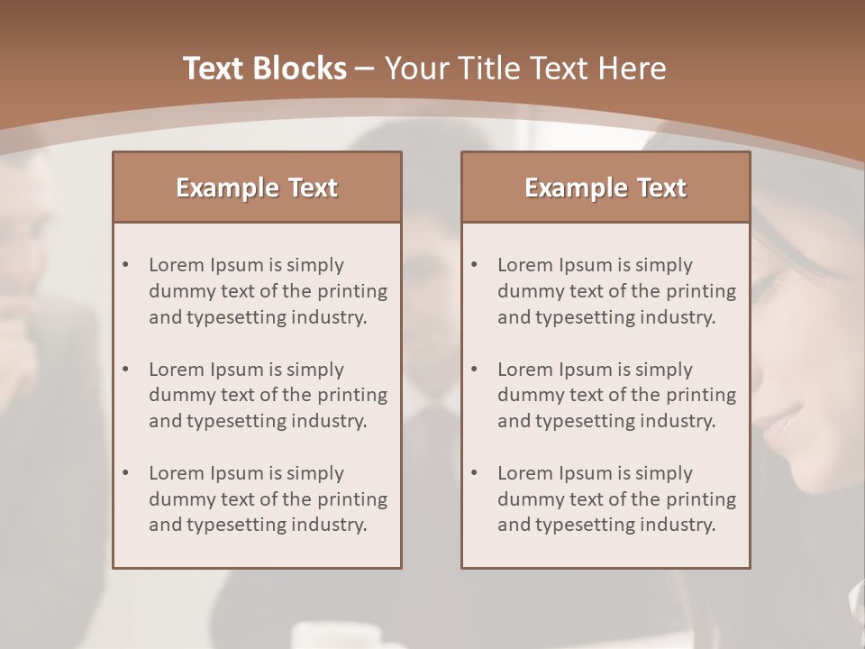 A Woman Sitting At A Table With A Cup Of Coffee In Front Of Her PowerPoint Template