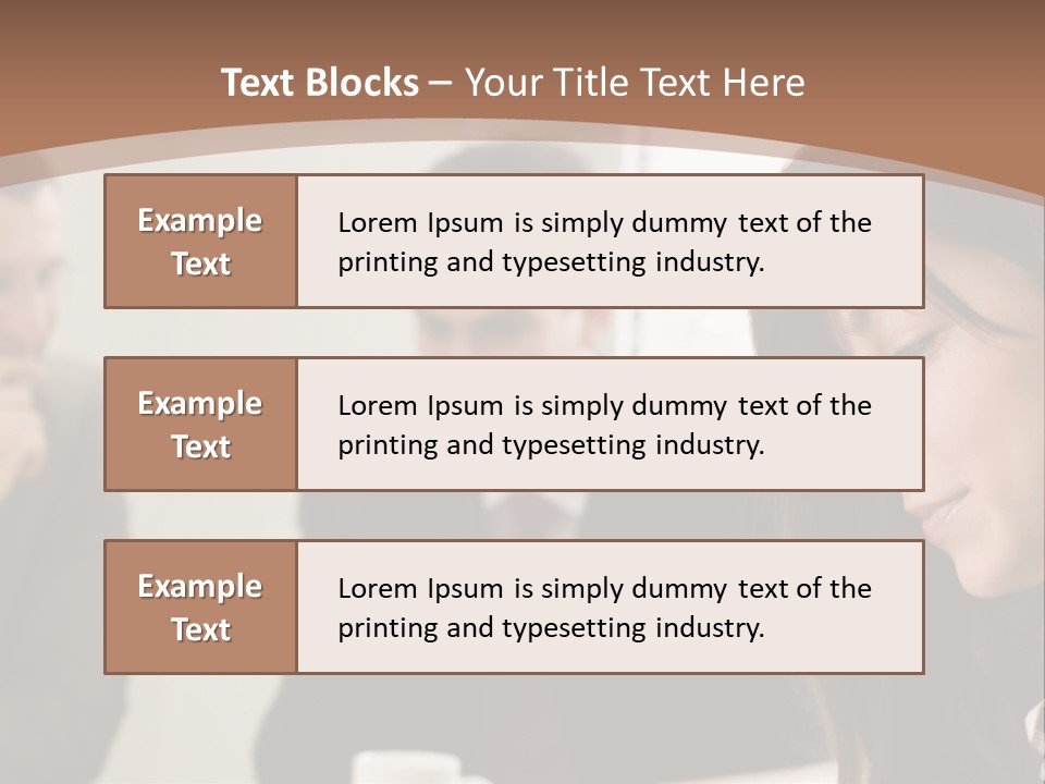A Woman Sitting At A Table With A Cup Of Coffee In Front Of Her PowerPoint Template