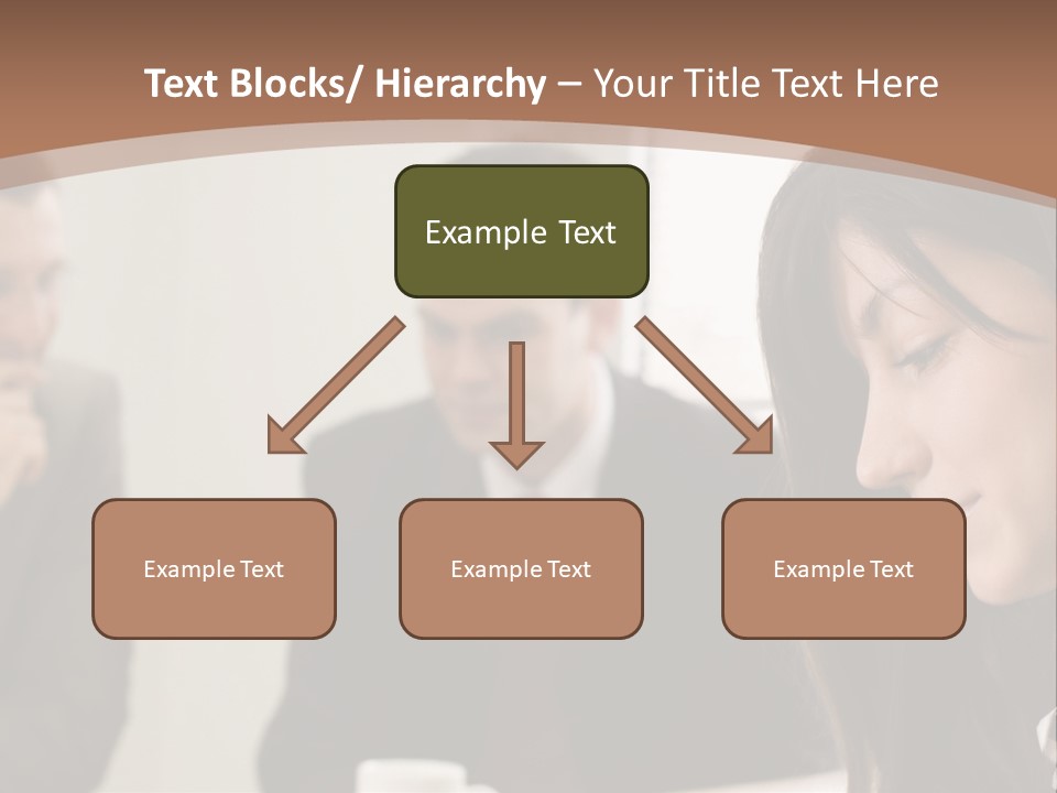 A Woman Sitting At A Table With A Cup Of Coffee In Front Of Her PowerPoint Template