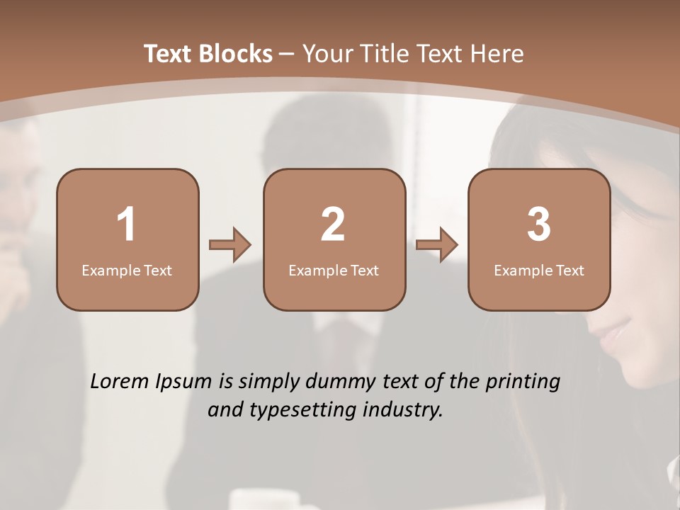 A Woman Sitting At A Table With A Cup Of Coffee In Front Of Her PowerPoint Template
