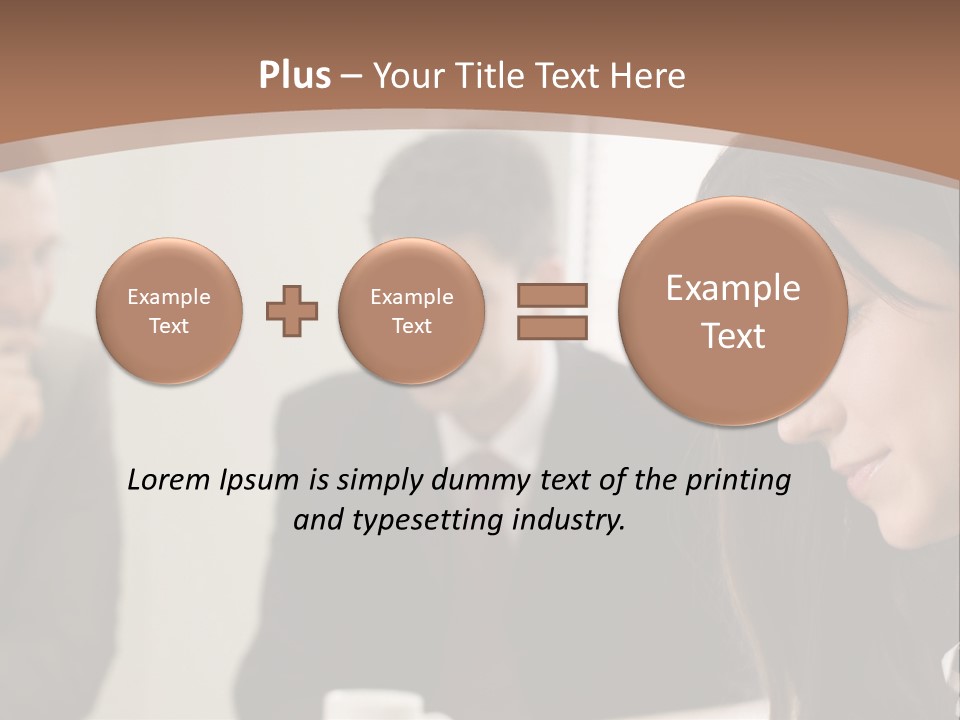A Woman Sitting At A Table With A Cup Of Coffee In Front Of Her PowerPoint Template