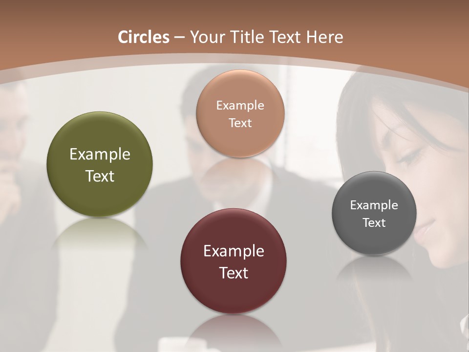 A Woman Sitting At A Table With A Cup Of Coffee In Front Of Her PowerPoint Template