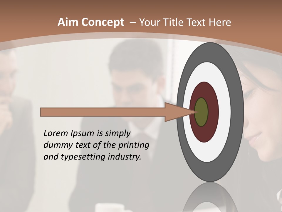 A Woman Sitting At A Table With A Cup Of Coffee In Front Of Her PowerPoint Template