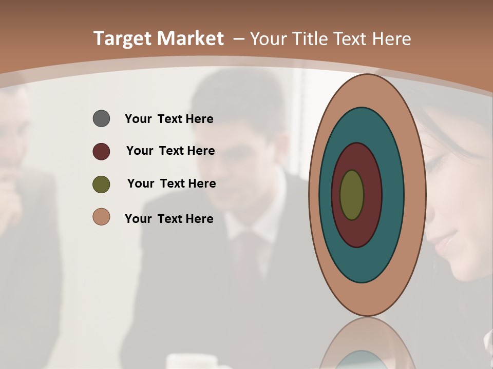 A Woman Sitting At A Table With A Cup Of Coffee In Front Of Her PowerPoint Template