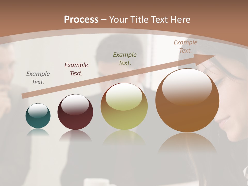 A Woman Sitting At A Table With A Cup Of Coffee In Front Of Her PowerPoint Template