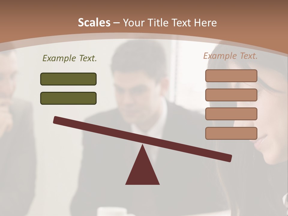 A Woman Sitting At A Table With A Cup Of Coffee In Front Of Her PowerPoint Template