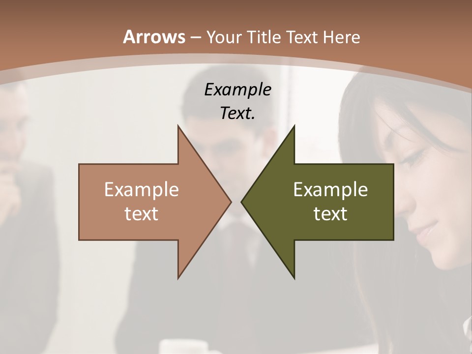 A Woman Sitting At A Table With A Cup Of Coffee In Front Of Her PowerPoint Template