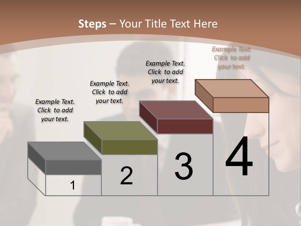 A Woman Sitting At A Table With A Cup Of Coffee In Front Of Her PowerPoint Template