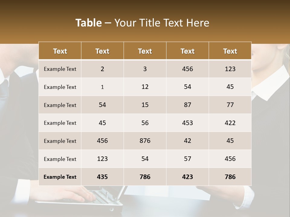 A Group Of People Standing Around A Laptop Computer PowerPoint Template