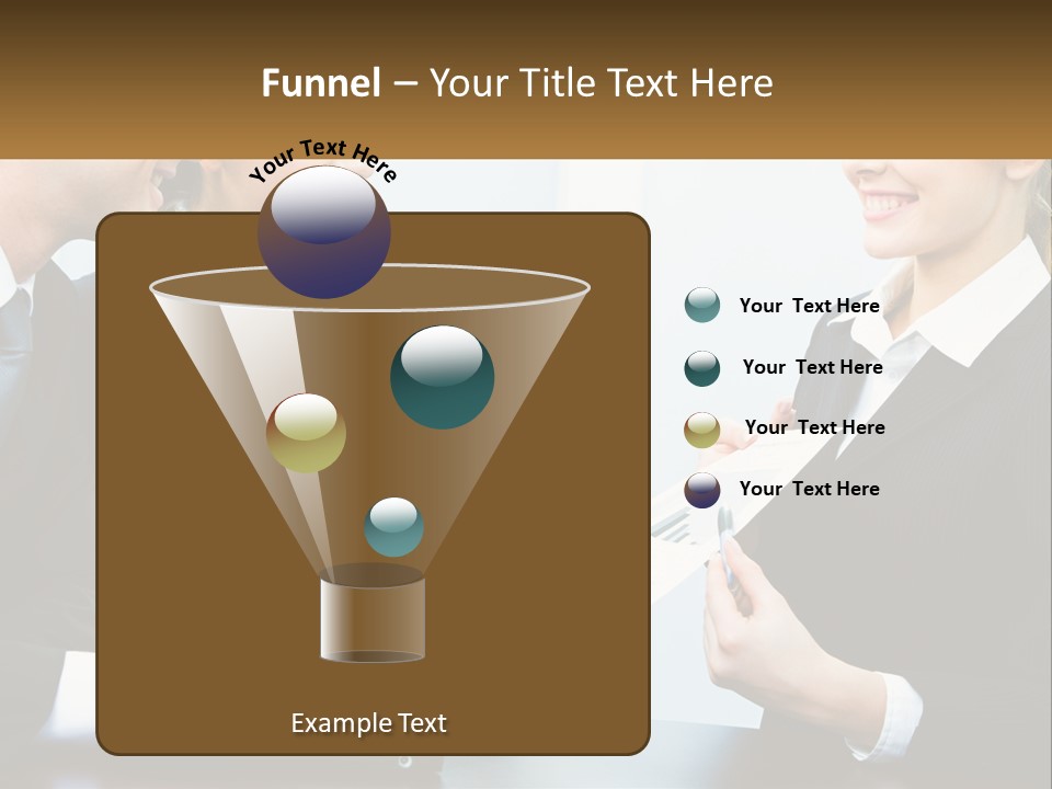 A Group Of People Standing Around A Laptop Computer PowerPoint Template