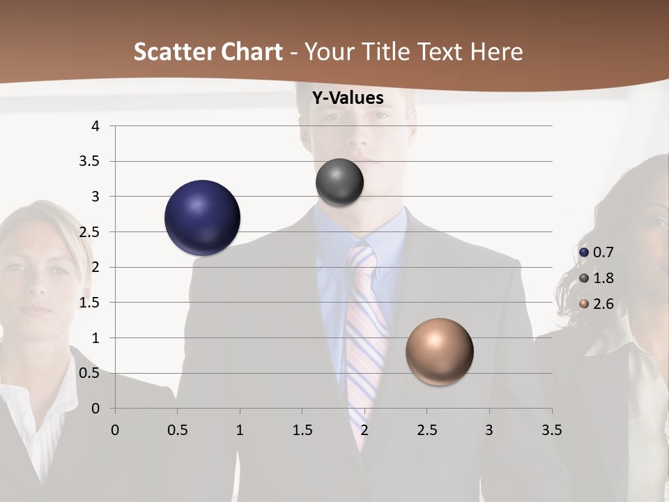 A Group Of Business People Standing Next To Each Other PowerPoint Template