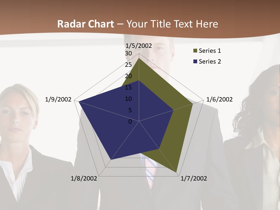 A Group Of Business People Standing Next To Each Other PowerPoint Template