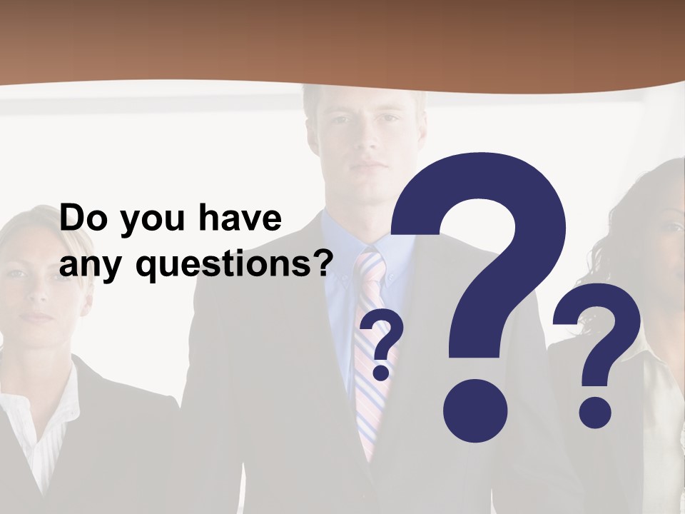 A Group Of Business People Standing Next To Each Other PowerPoint Template