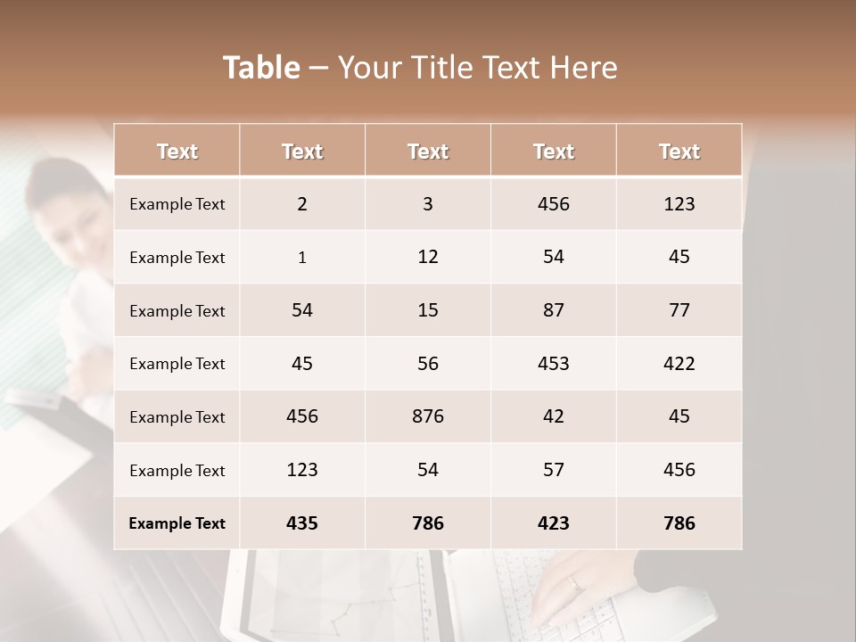A Group Of People Sitting At A Table With Laptops PowerPoint Template