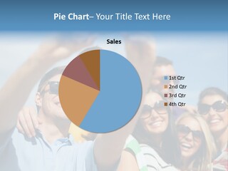 A Group Of People Taking A Picture With A Cell Phone PowerPoint Template