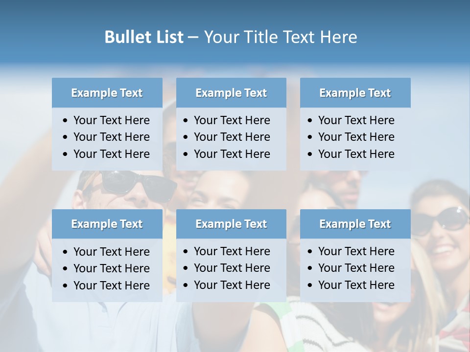 A Group Of People Taking A Picture With A Cell Phone PowerPoint Template