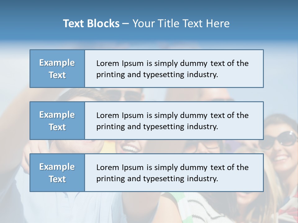 A Group Of People Taking A Picture With A Cell Phone PowerPoint Template