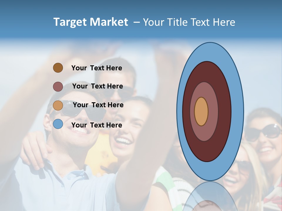 A Group Of People Taking A Picture With A Cell Phone PowerPoint Template