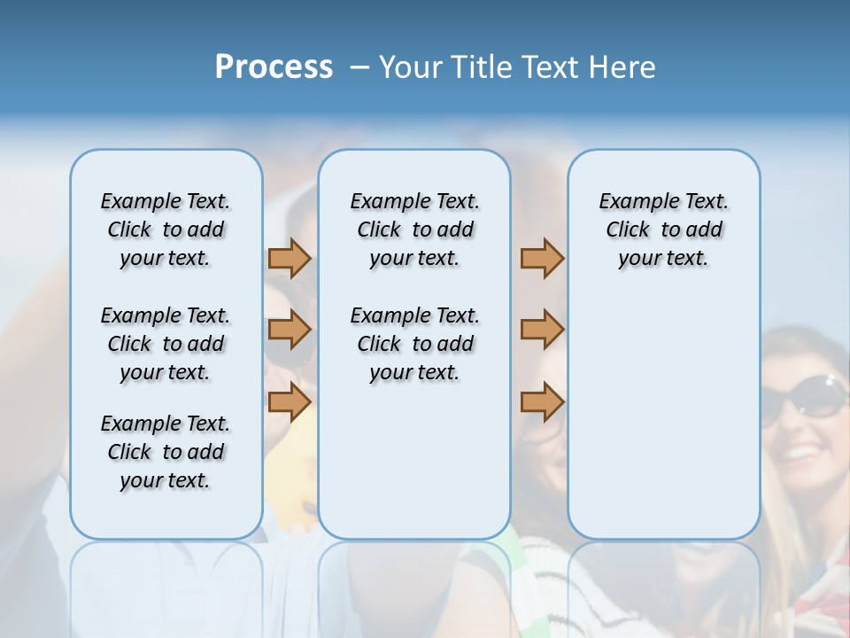A Group Of People Taking A Picture With A Cell Phone PowerPoint Template