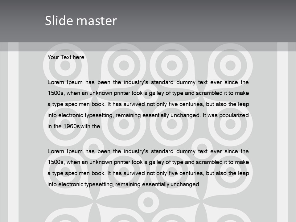 A Gray And White Powerpoint Presentation PowerPoint Template