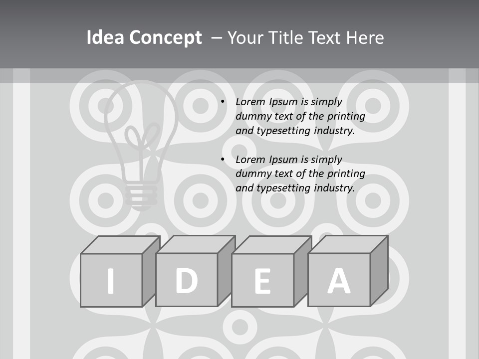 A Gray And White Powerpoint Presentation PowerPoint Template