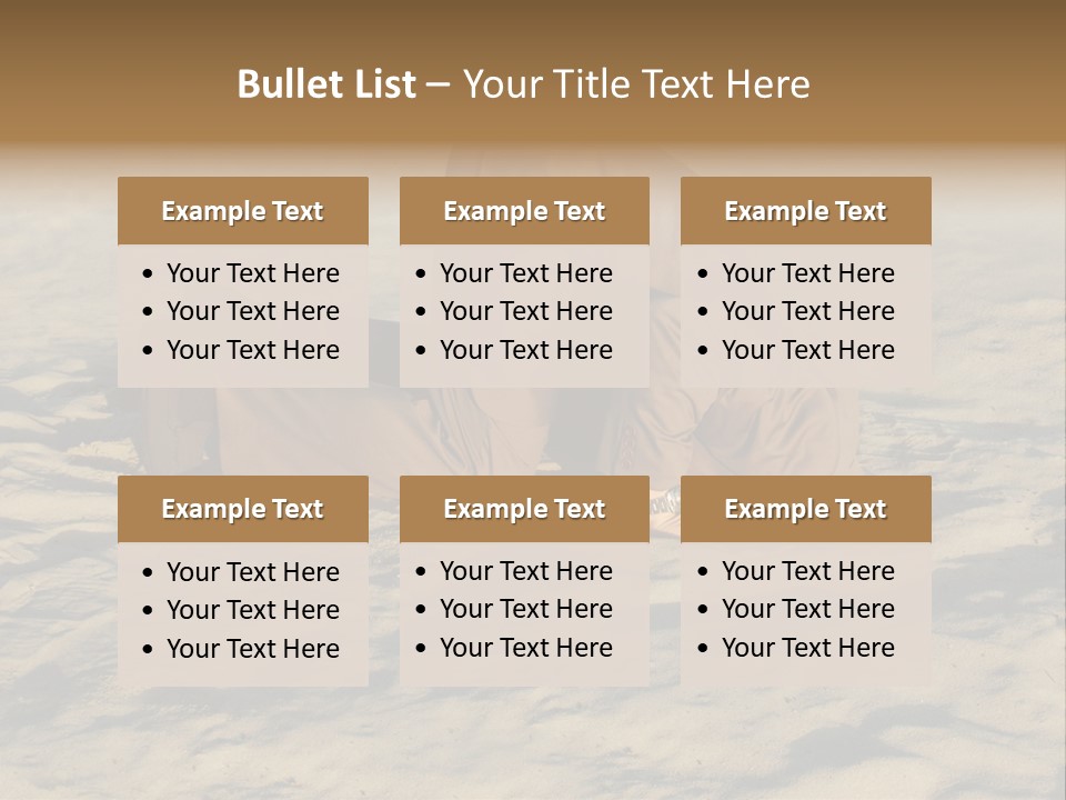 A Man Is Laying In The Sand With His Head In His Hands PowerPoint Template