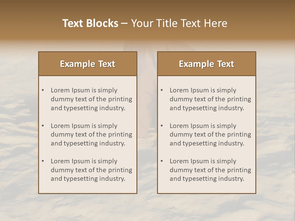 A Man Is Laying In The Sand With His Head In His Hands PowerPoint Template