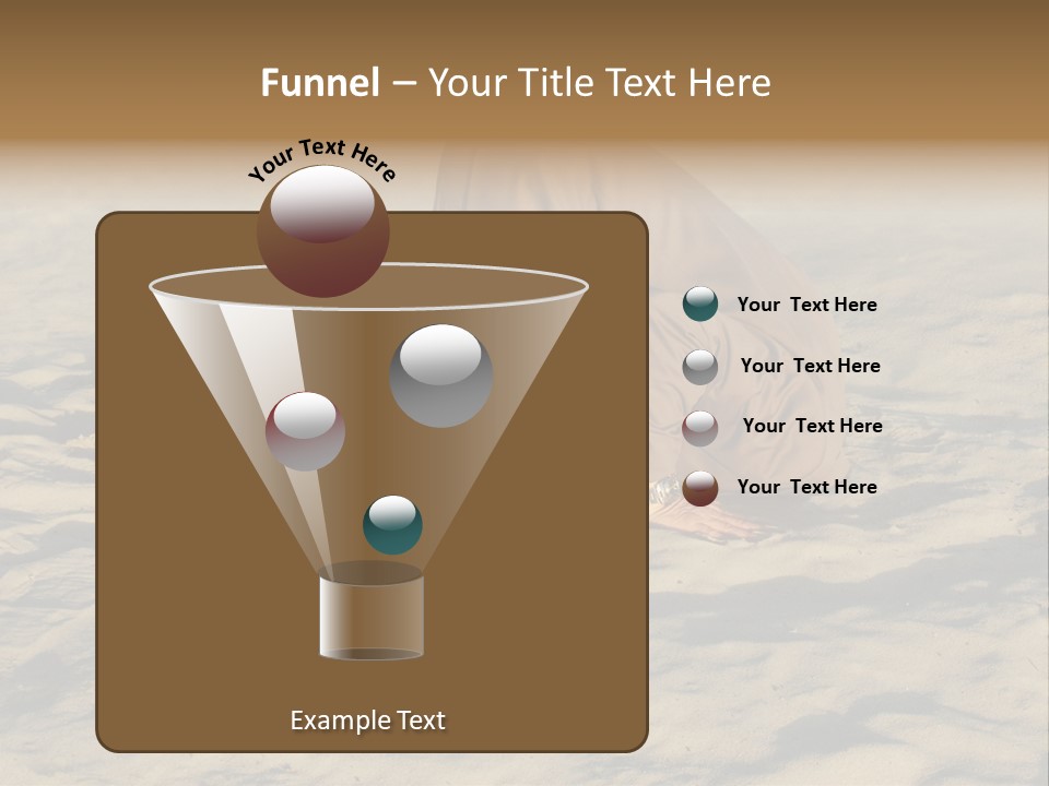 A Man Is Laying In The Sand With His Head In His Hands PowerPoint Template