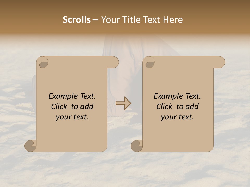 A Man Is Laying In The Sand With His Head In His Hands PowerPoint Template