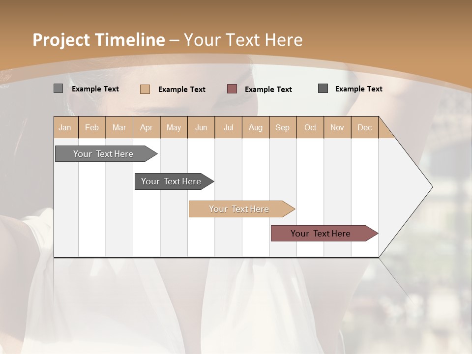 A Woman In Front Of The Eiffel Tower Powerpoint Presentation PowerPoint Template