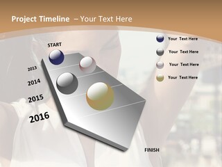 A Woman In Front Of The Eiffel Tower Powerpoint Presentation PowerPoint Template