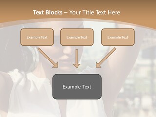 A Woman In Front Of The Eiffel Tower Powerpoint Presentation PowerPoint Template