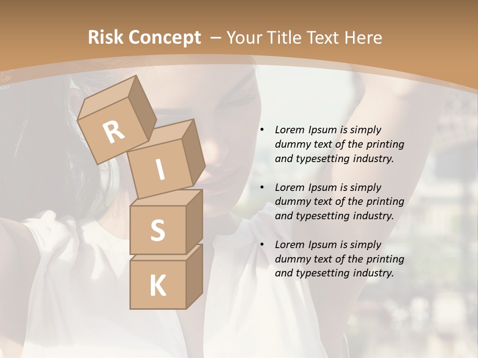 A Woman In Front Of The Eiffel Tower Powerpoint Presentation PowerPoint Template