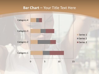 A Woman In Front Of The Eiffel Tower Powerpoint Presentation PowerPoint Template