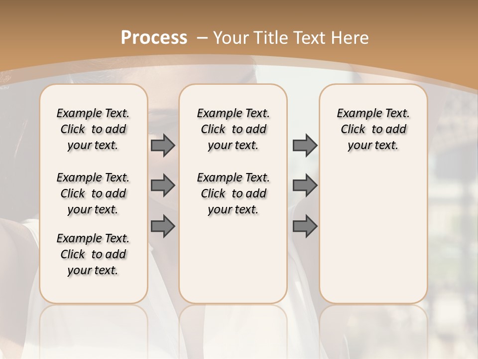 A Woman In Front Of The Eiffel Tower Powerpoint Presentation PowerPoint Template