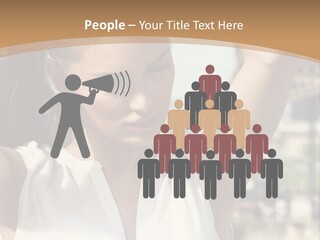 A Woman In Front Of The Eiffel Tower Powerpoint Presentation PowerPoint Template