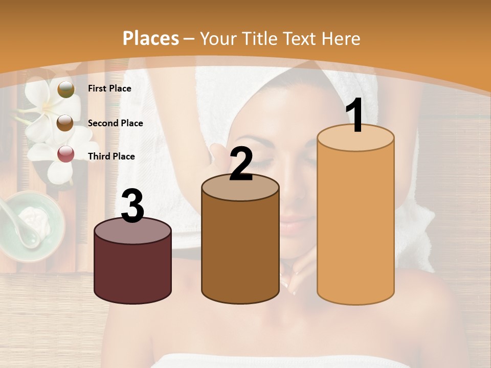 A Woman Getting A Massage In A Spa PowerPoint Template