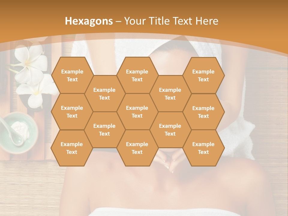 A Woman Getting A Massage In A Spa PowerPoint Template