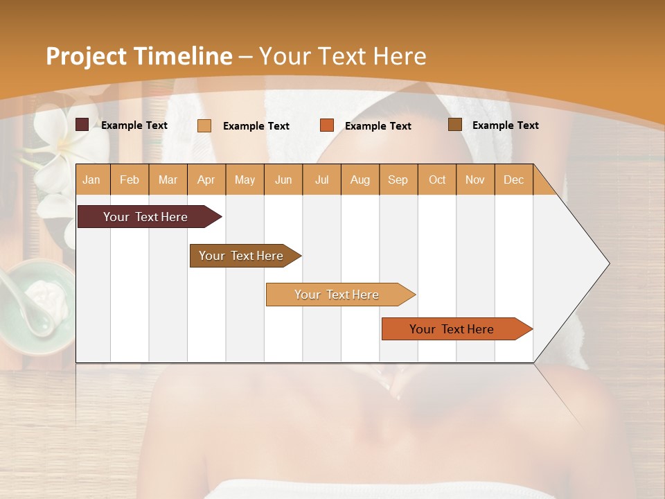 A Woman Getting A Massage In A Spa PowerPoint Template