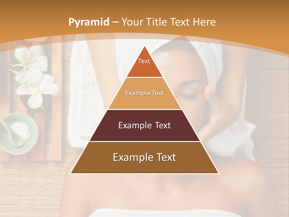 A Woman Getting A Massage In A Spa PowerPoint Template