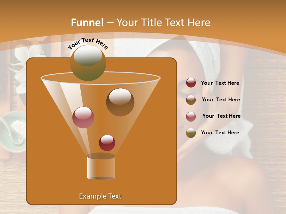 A Woman Getting A Massage In A Spa PowerPoint Template