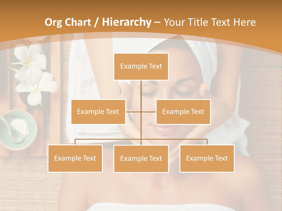 A Woman Getting A Massage In A Spa PowerPoint Template