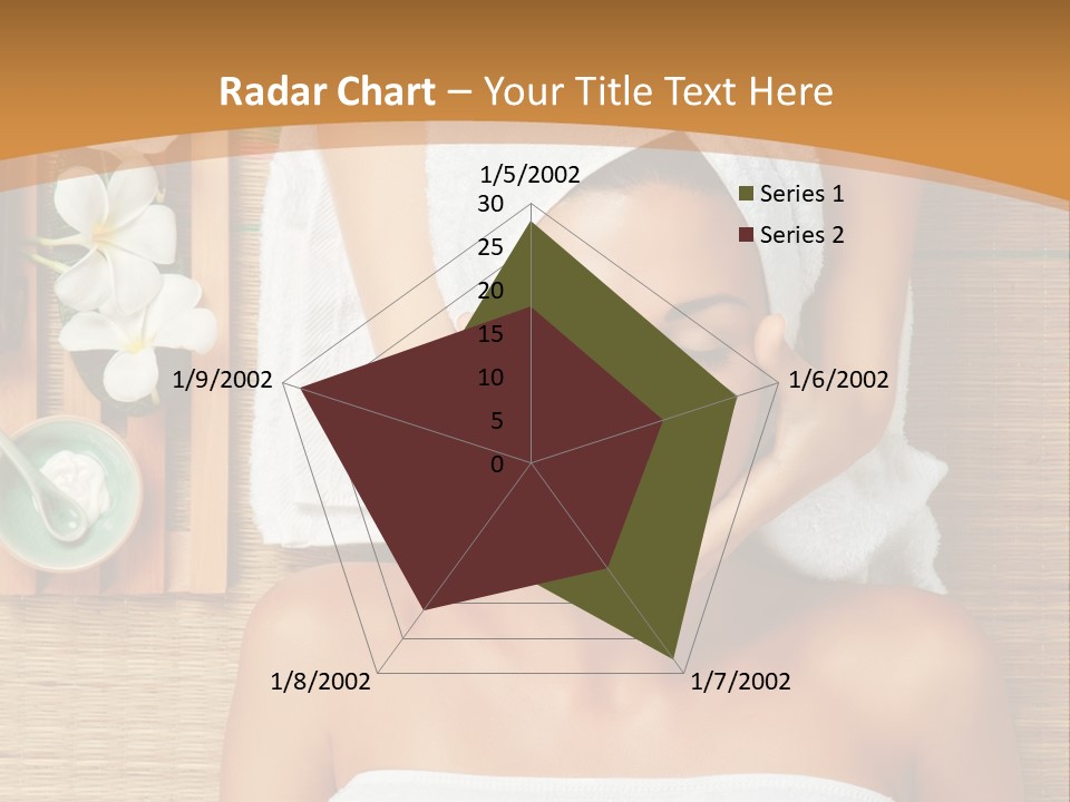 A Woman Getting A Massage In A Spa PowerPoint Template