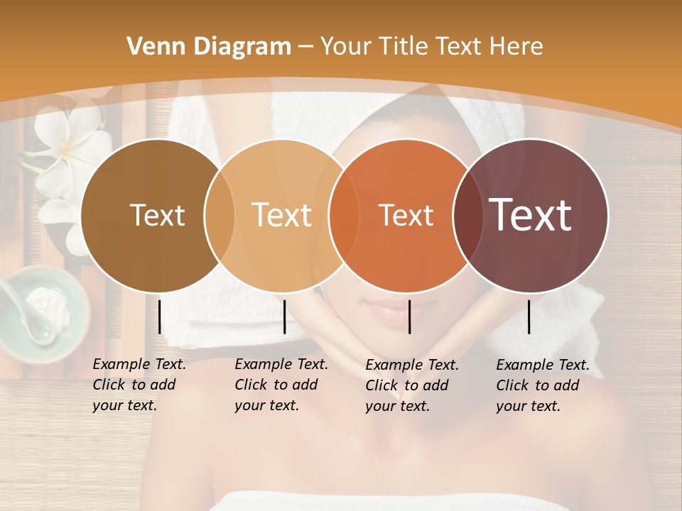 A Woman Getting A Massage In A Spa PowerPoint Template