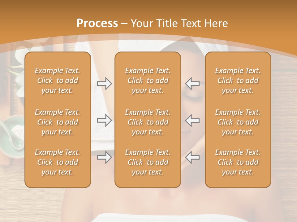 A Woman Getting A Massage In A Spa PowerPoint Template