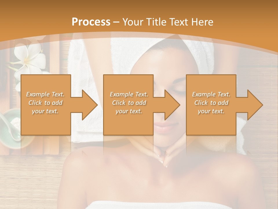 A Woman Getting A Massage In A Spa PowerPoint Template