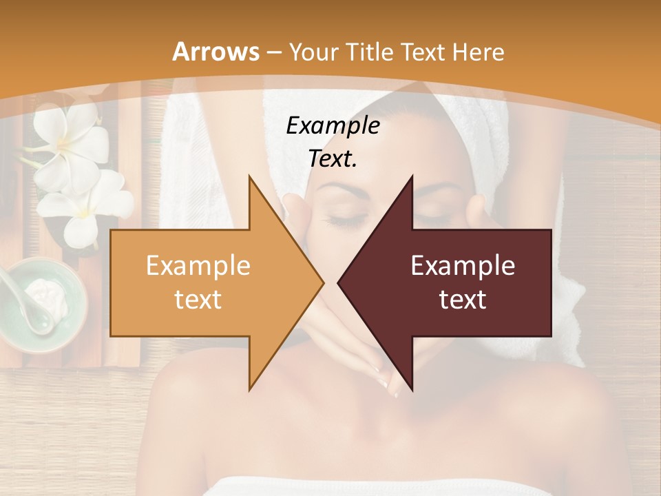 A Woman Getting A Massage In A Spa PowerPoint Template