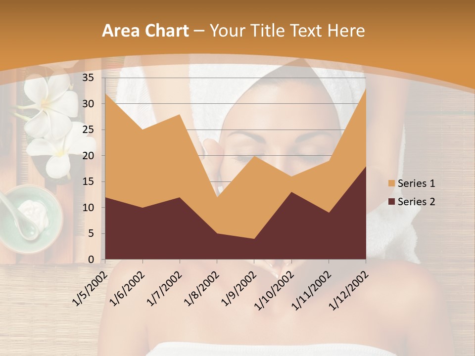 A Woman Getting A Massage In A Spa PowerPoint Template