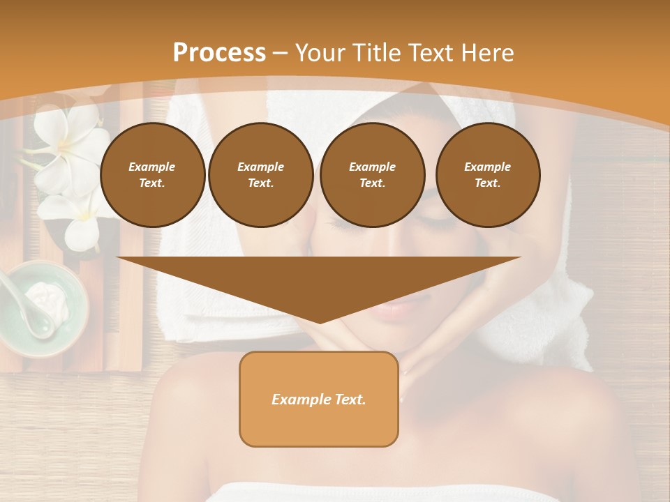 A Woman Getting A Massage In A Spa PowerPoint Template