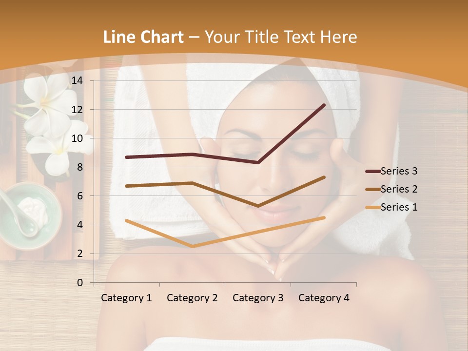 A Woman Getting A Massage In A Spa PowerPoint Template